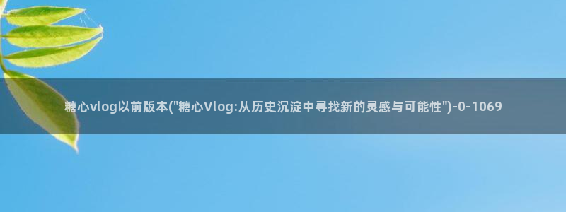 糖心vlgo播放