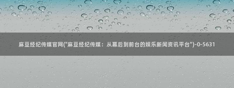 麻豆视频资源整理：麻豆经纪传媒官网(\
